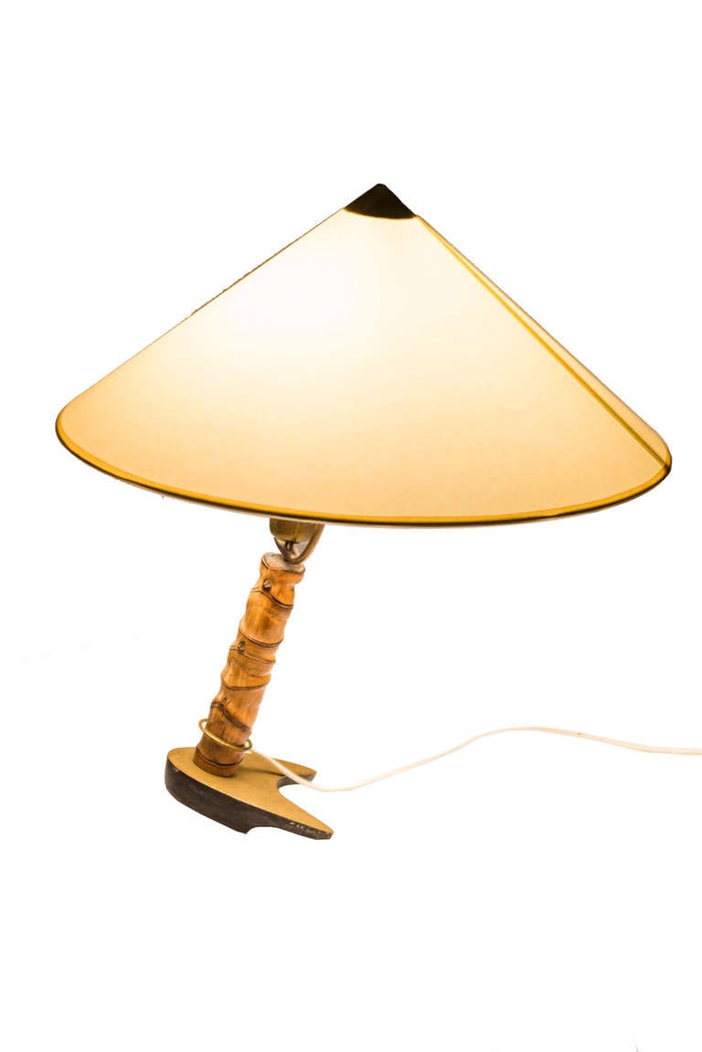 Carl Aubock "Boomerang" Table Lamp Circa 1935 at 1stdibs