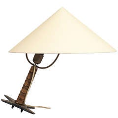 Lampada da tavolo a X Carl Aubock, circa 1935