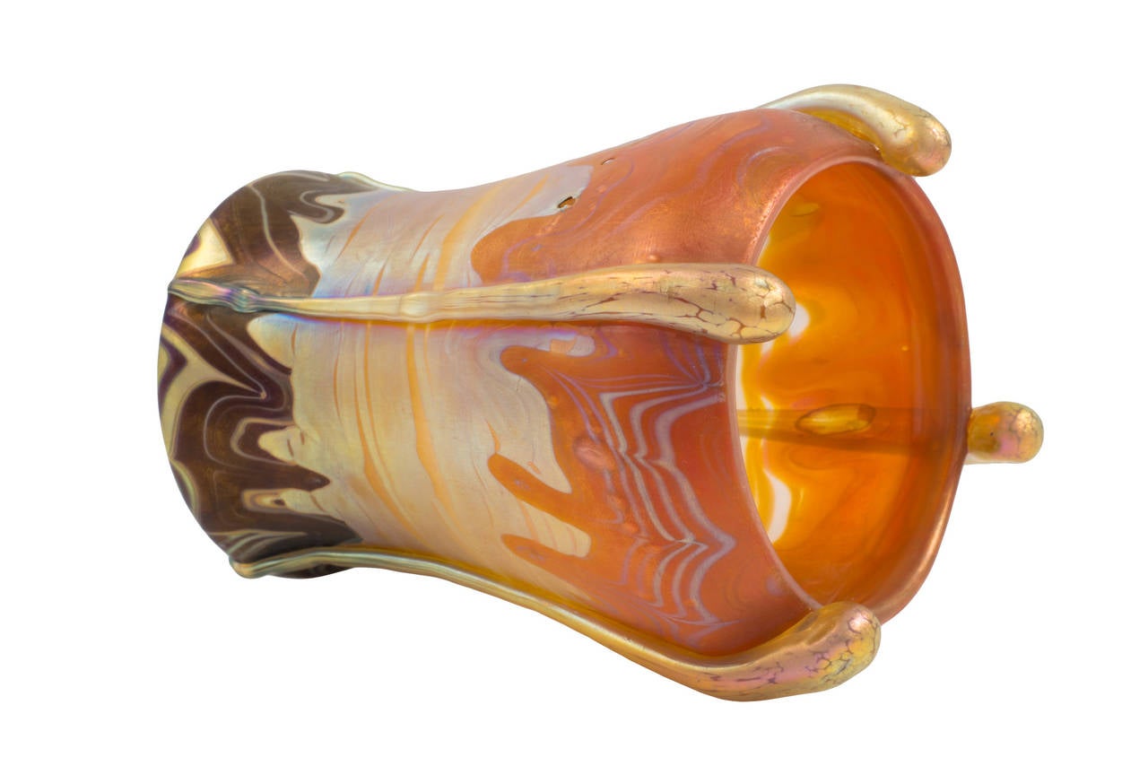 Blown Glass Loetz Vase Phenomen Gre 358, circa 1901
