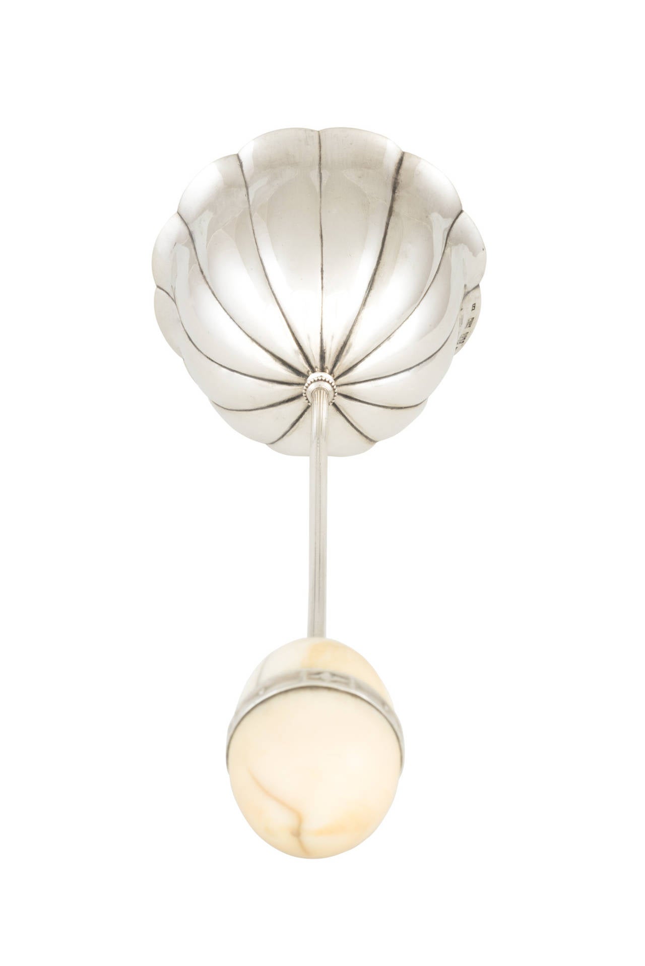 Bone Dinner Bell Josef Hoffmann Wiener Werkstatte Silver 1913