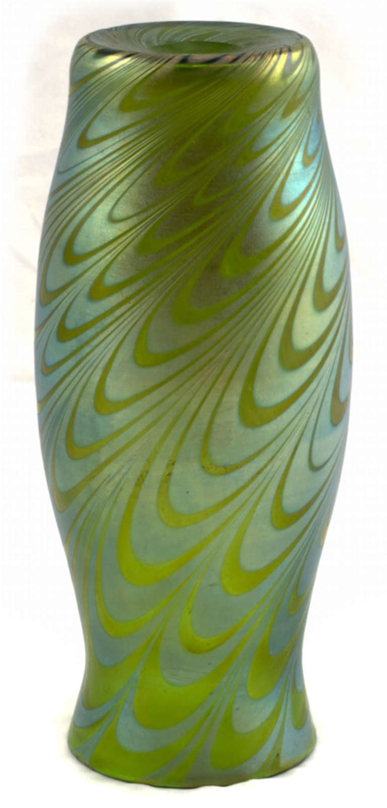 Rare Signed and Documented Loetz Vase Very Early Piece 1898 1