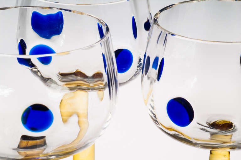 Koloman Moser Wine Glasses Vienna Secession Meyr's Neffe 4