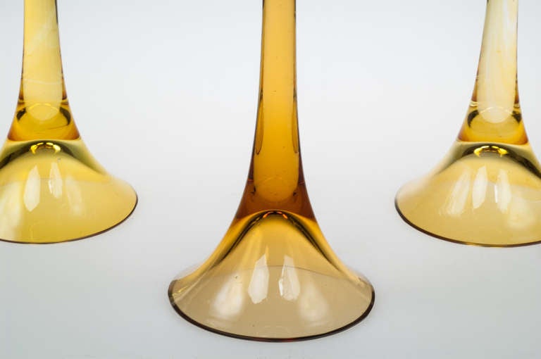 Art Nouveau Koloman Moser Wine Glasses Vienna Secession Meyr's Neffe