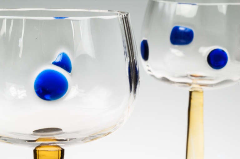 Koloman Moser Wine Glasses Vienna Secession Meyr's Neffe 2