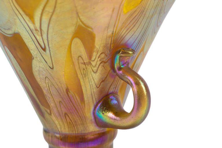 Austrian Loetz Vase Phenomen Gre 7773 in Superb Shape, Signed, circa 1900 For Sale