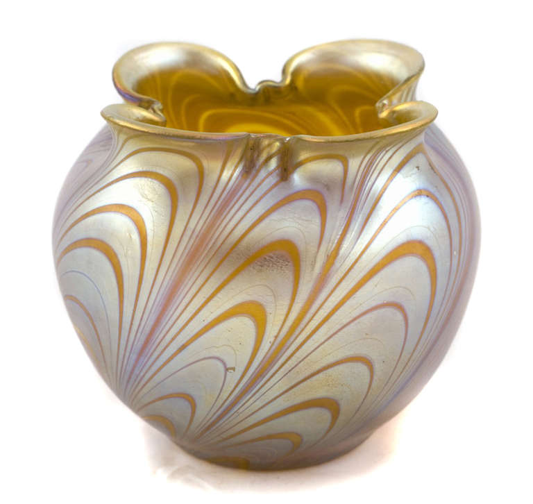 Early Signed Loetz Vase Decor Phaenomen Gre 7624