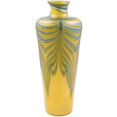 Loetz Signed Early Monumental Vase Phenomen Gre 829, circa 1900