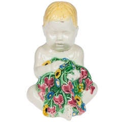 Putto with Flowers by Michael Powolny Wiener 2