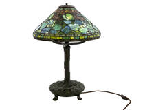 Louis Comfort Tiffany, Tiffany Studios New York, Lampe „Geranium“, Lampe „Geranium“, 1906-1910