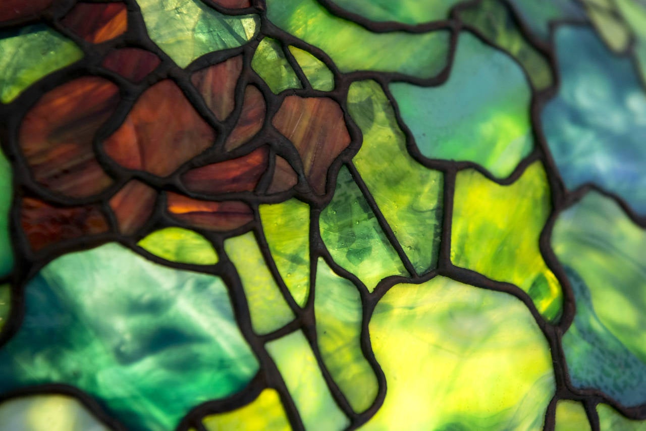 Louis Comfort Tiffany, Tiffany Studios New York, Lampe „Geranium“, Lampe „Geranium“, 1906-1910 2