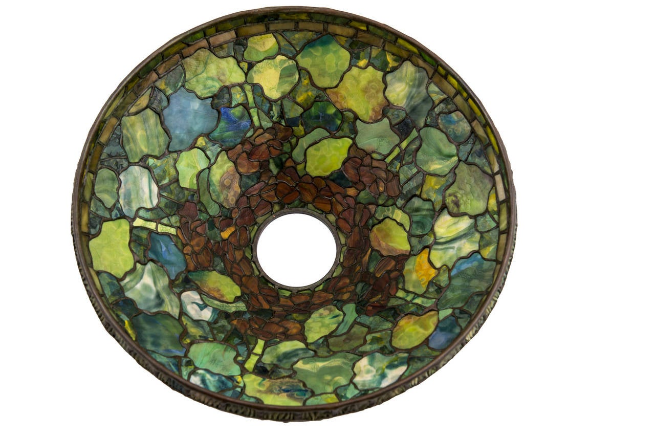 Louis Comfort Tiffany, Tiffany Studios New York, Lampe „Geranium“, Lampe „Geranium“, 1906-1910 1