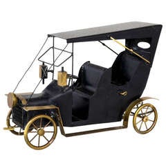 Vintage Ca. 1935 Brass Car Werkstatte Hagenauer Vienna Design