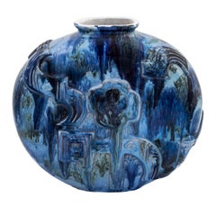 Floral Vase, Ceramics Bowl by Wiener Werkstatte