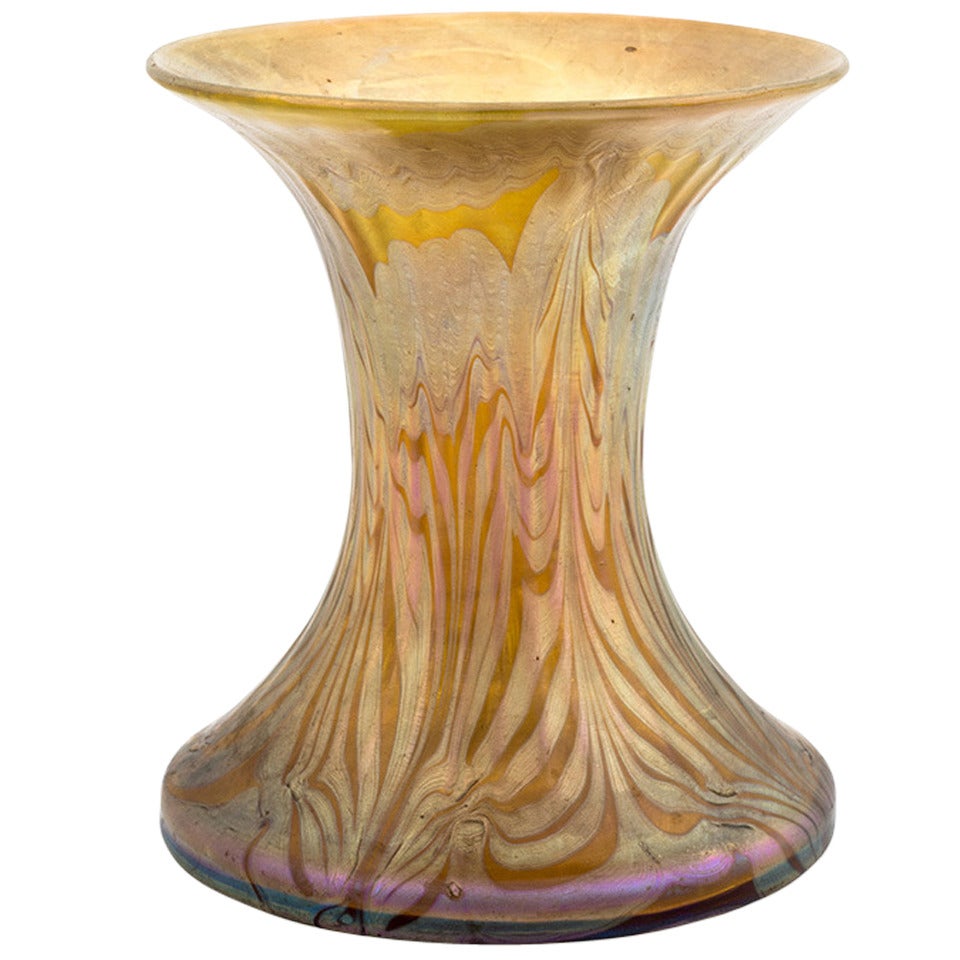 Johann Loetz Witwe Early Signed Phaenomen Vase, 1899s For Sale