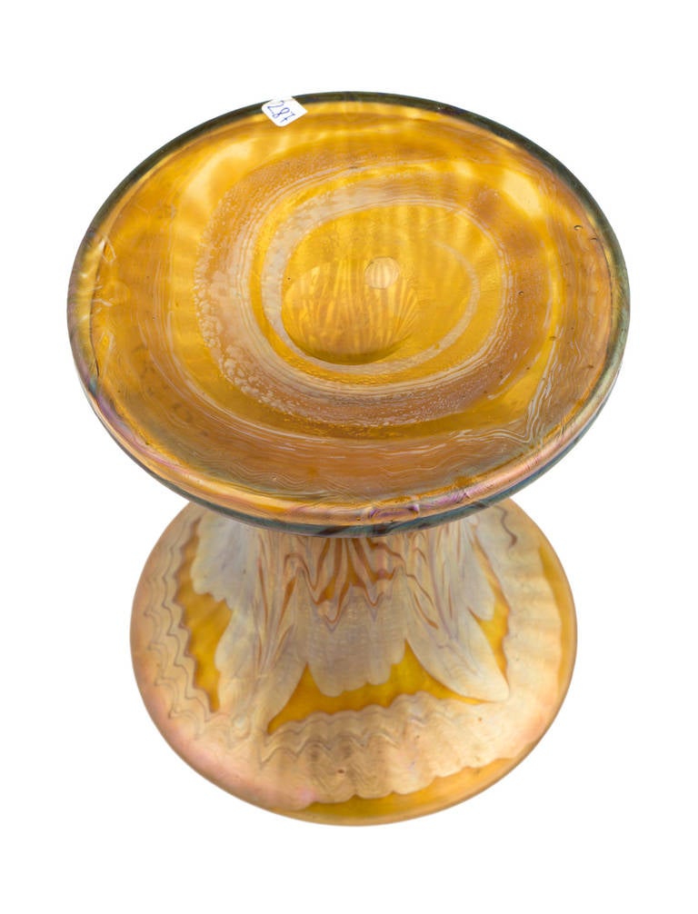 Austrian Johann Loetz Witwe Early Signed Phaenomen Vase, 1899s For Sale