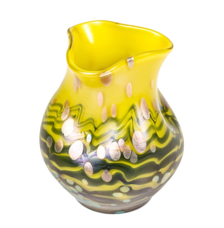 20th Century Loetz Vase Decor Cytisus ca. 1904 For Sale