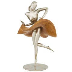 Figurine Dancer Werkstatte Hagenauer Vienna Design ca. 1935