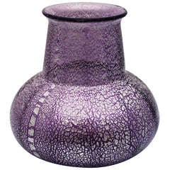 Loetz Vase Leopold Bauer Argentan Decoration ca. 1908