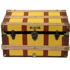 Antique Steamer Trunk C 1885