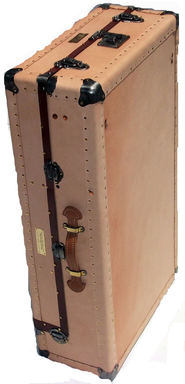 1940's Leather Tourist Trunk