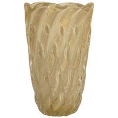 Alfredo Barbini Murano Grill Work Vase
