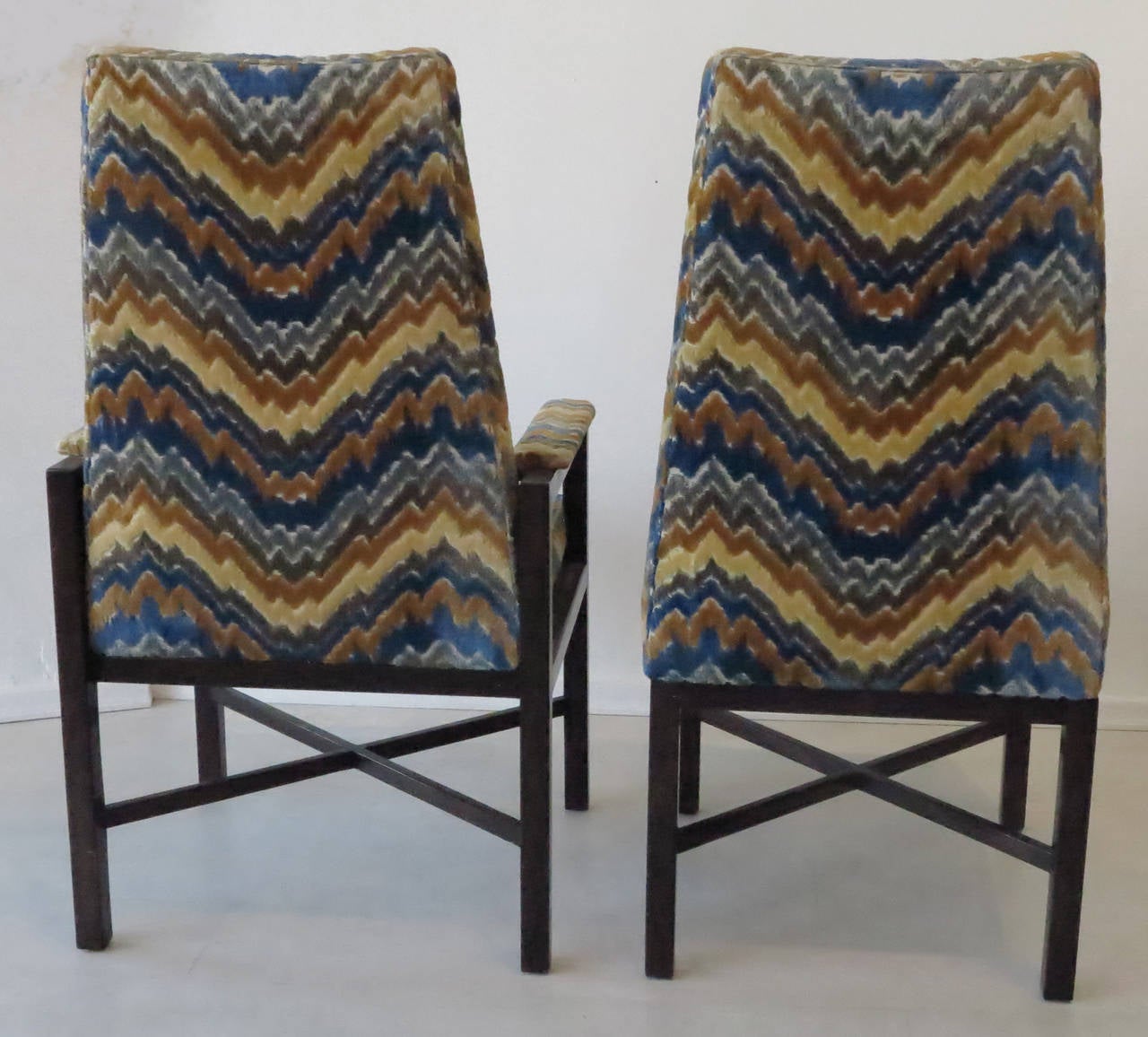 20th Century Set of Four Dunbar Dining Chairs by Edward Wormley