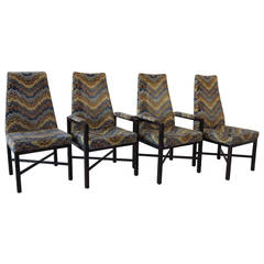 Set of Four Dunbar Dining Chairs by Edward Wormley