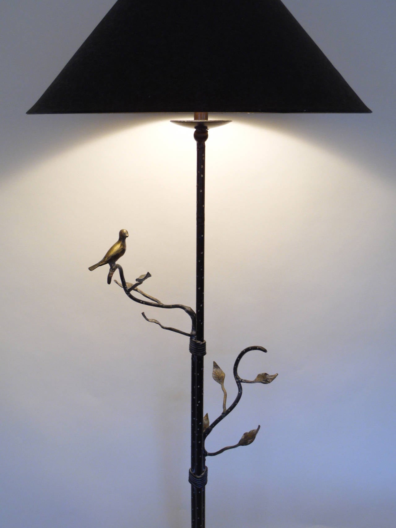 20th Century Frederick Cooper Giacometti Style Floor Lamp