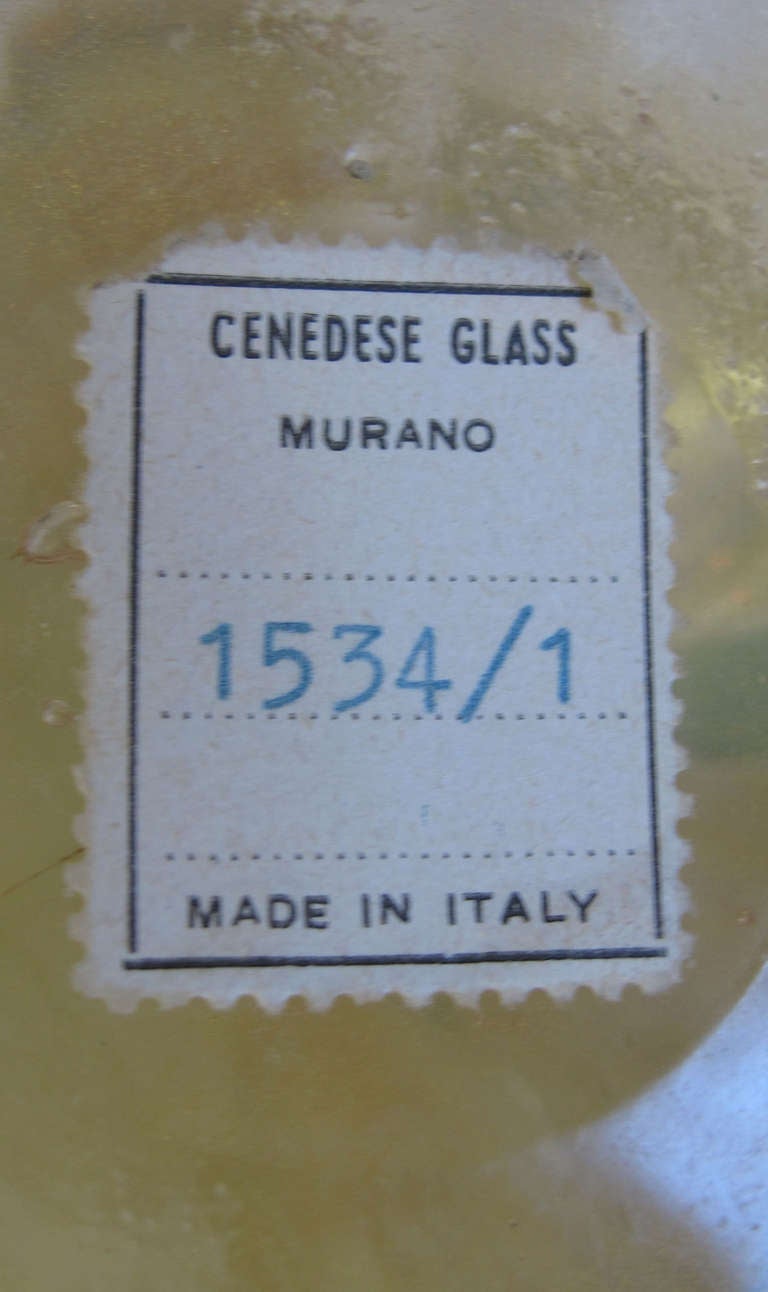 Mid-20th Century Alfredo Barbini for Cenedese Murano Birds of Paradise