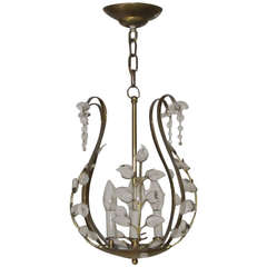 Attributed to Emil Stejnar Small Chandelier 12