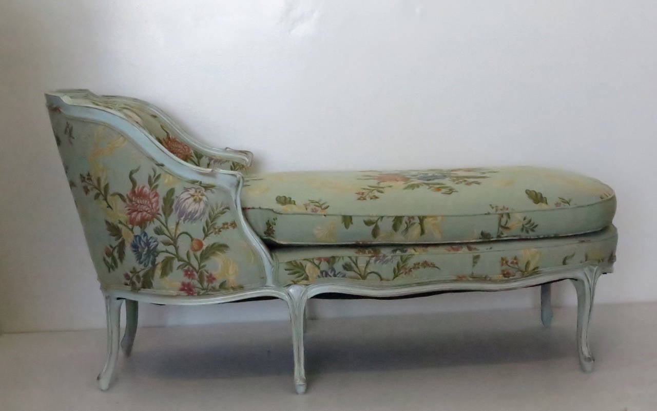 floral chaise lounge