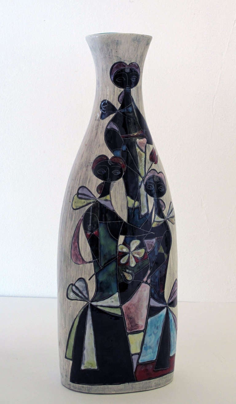 Marcello Fantoni Large Pottery Vase 1