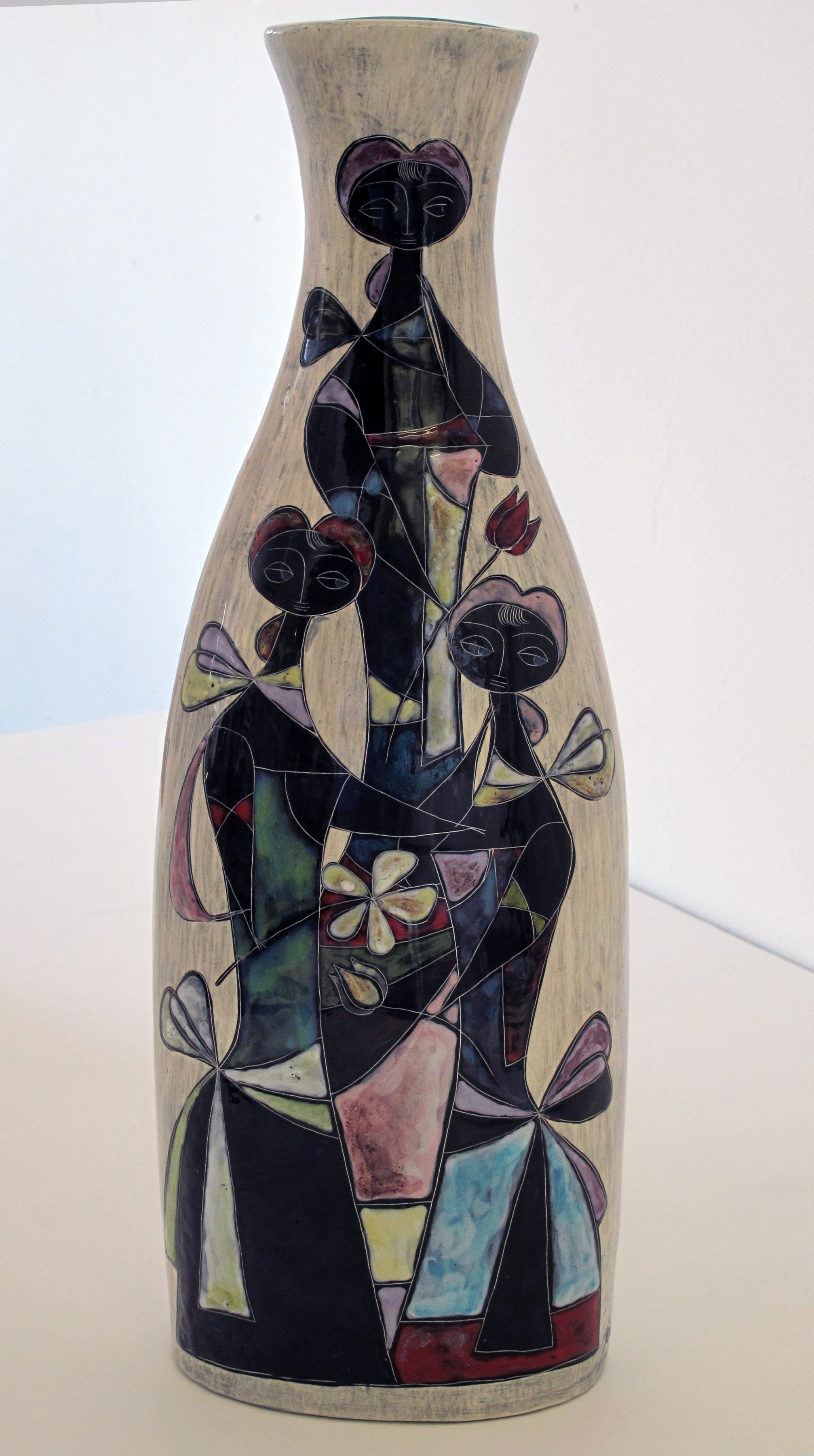 Marcello Fantoni Large Pottery Vase