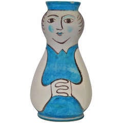Guido Gambone CAS Figural Pottery Vase