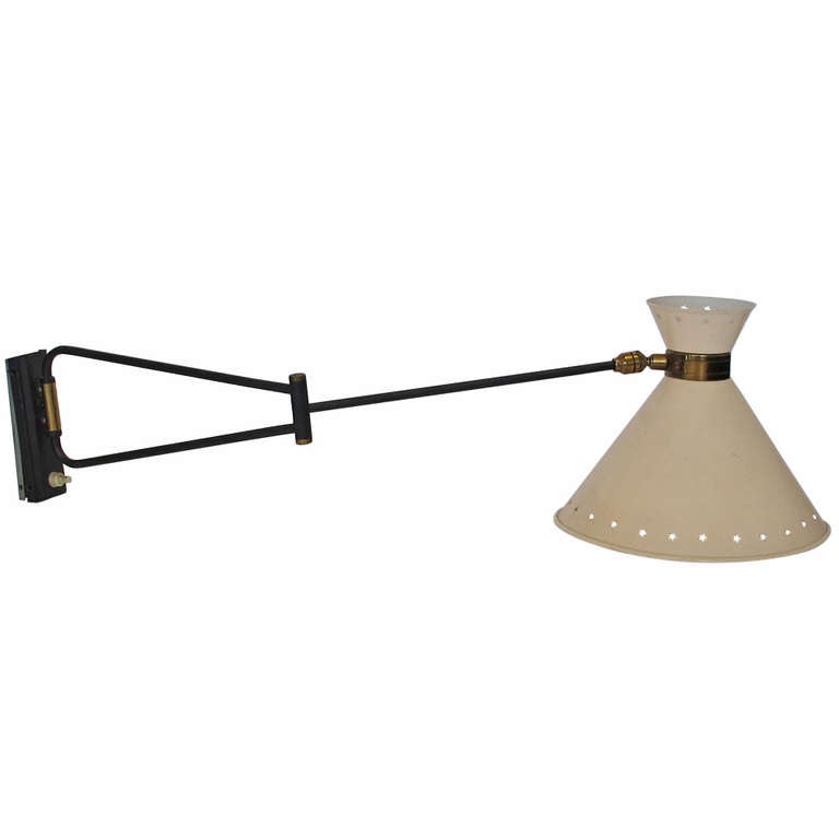 French Wall light, circa 1950 at 1stdibs