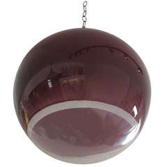 Alfredo Barbini Encalmo Sphere Hanging Chandelier