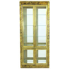 Acid Etched Vitrine by Bernhard Rohne for Mastercraft 1