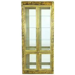 Acid Etched Vitrine by Bernhard Rohne for Mastercraft