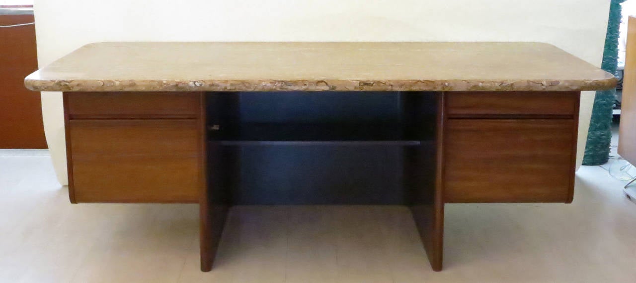 marble executive desk