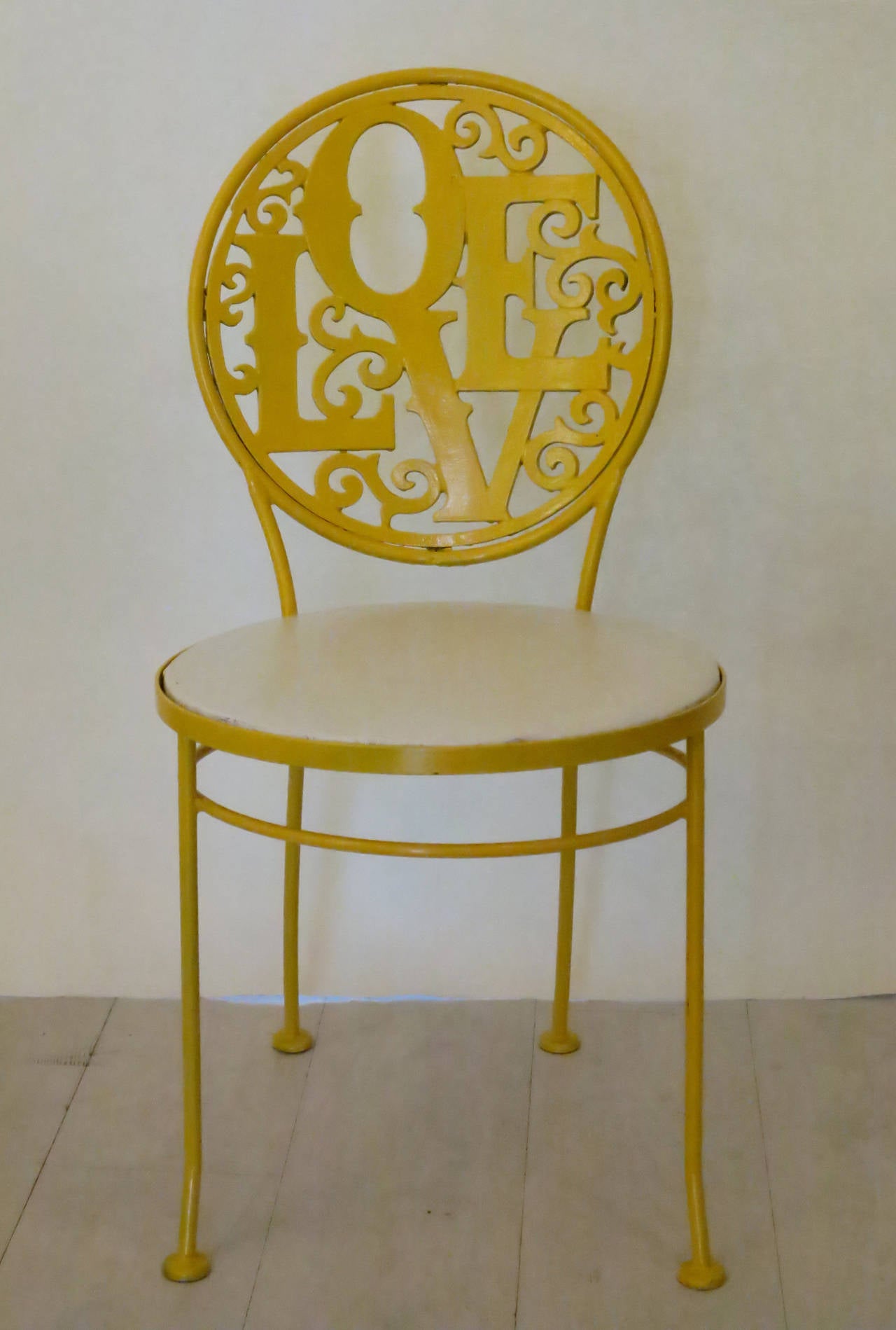 Dining Chairs Peace, Love, and Pizza For Sale at 1stDibs peace love