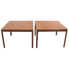 Pair of Dux Teak End Tables 8