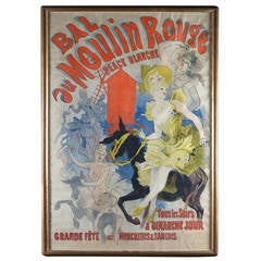 Jules Cheret "Bal Au Mouline Rouge" Poster