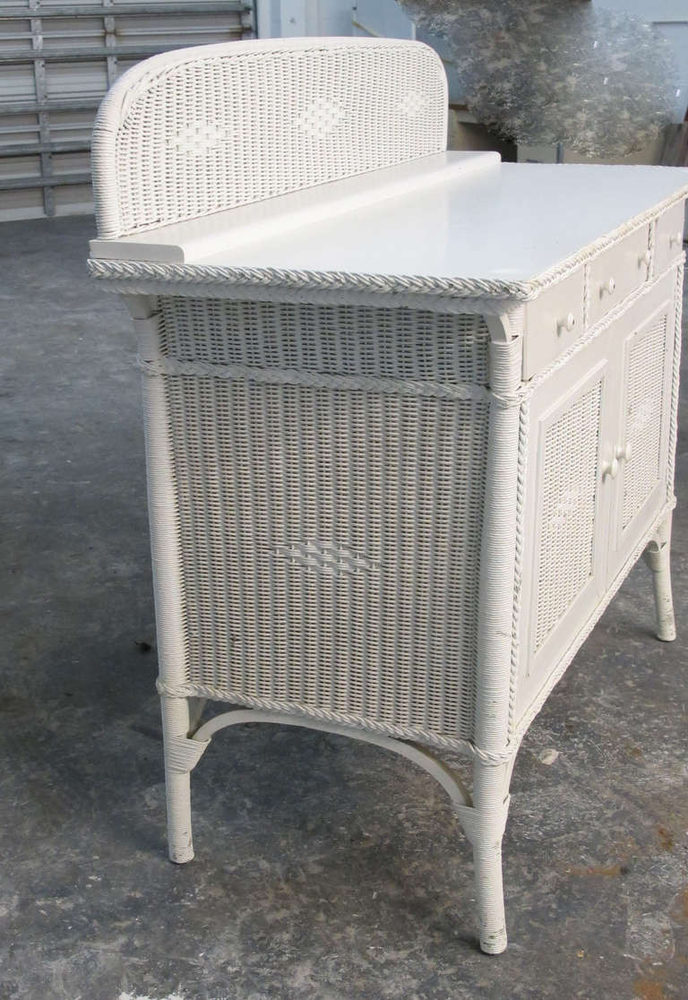1920s Wicker sideboard at 1stDibs wicker sideboards
