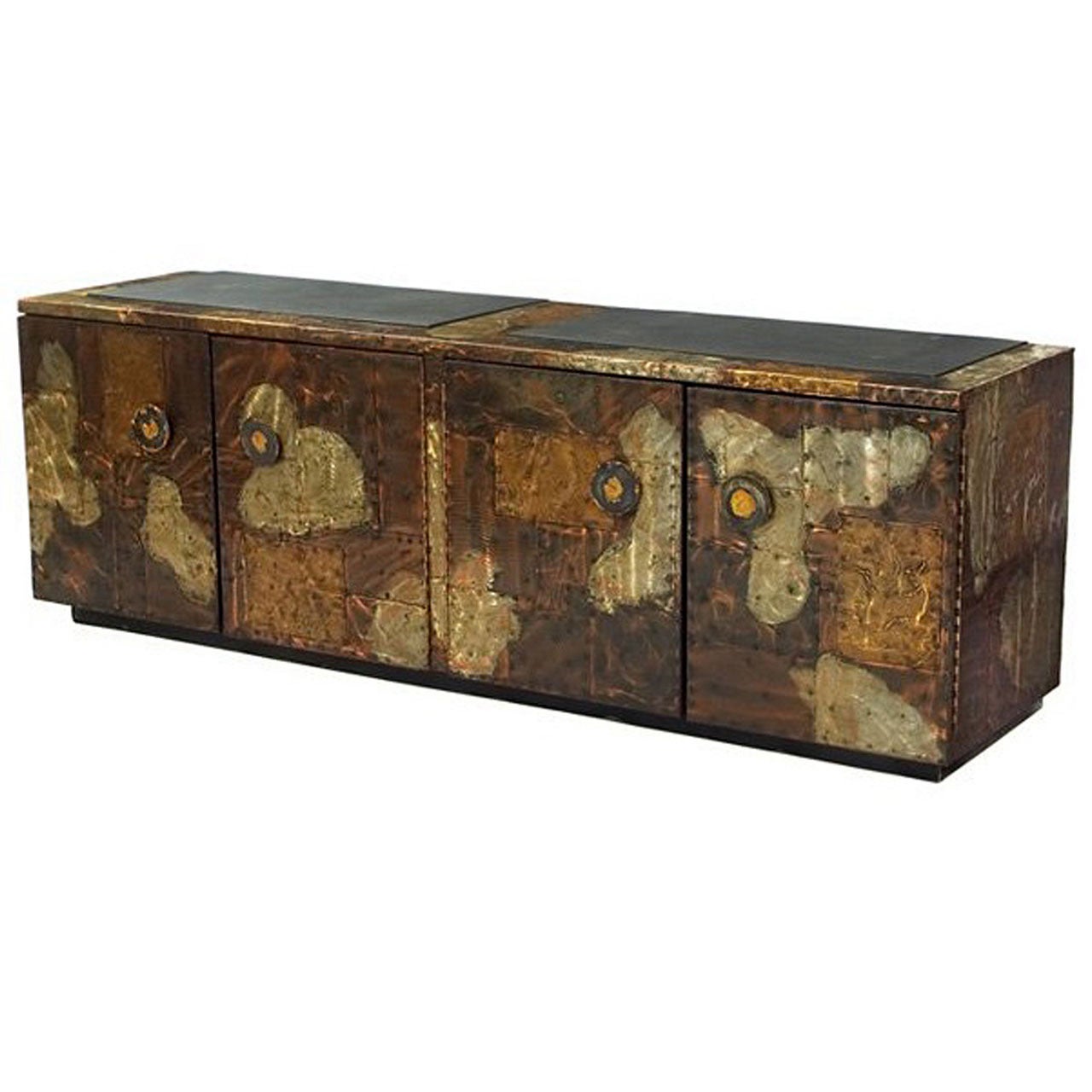 Paul Evans Slate Top Patchwork Credenza cabinet