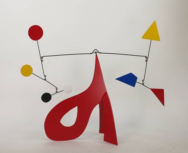Style of Calder  mobile by Artist Joseph Meerbott.