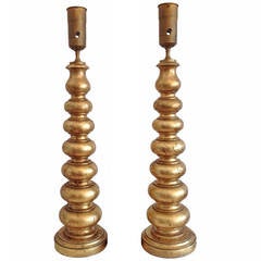 Pair of James Mont Lamps