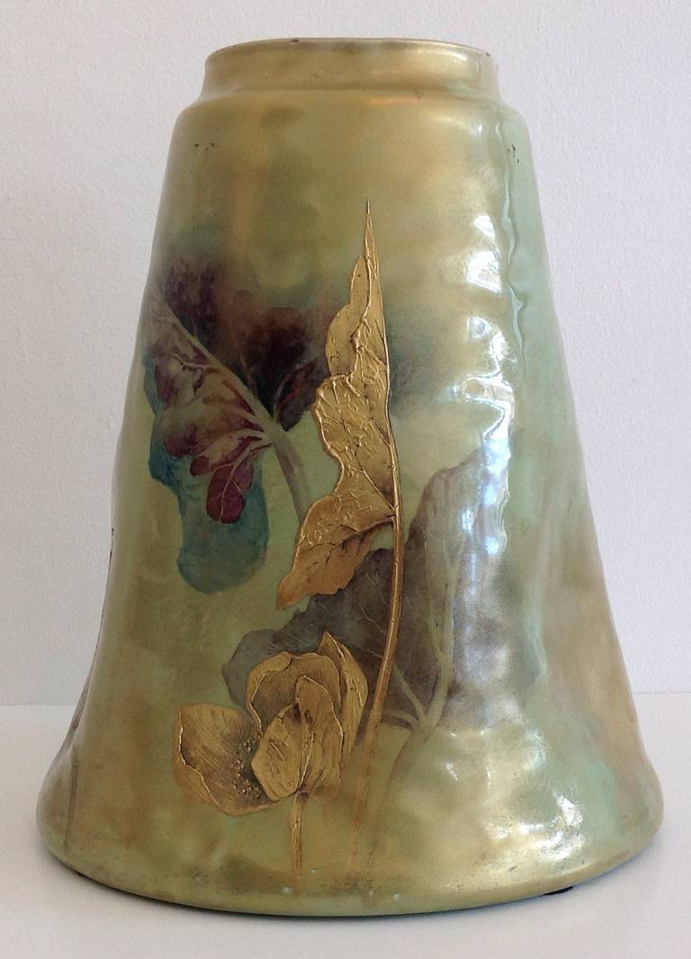 20th Century Clement Massier French Art Nouveau Vase