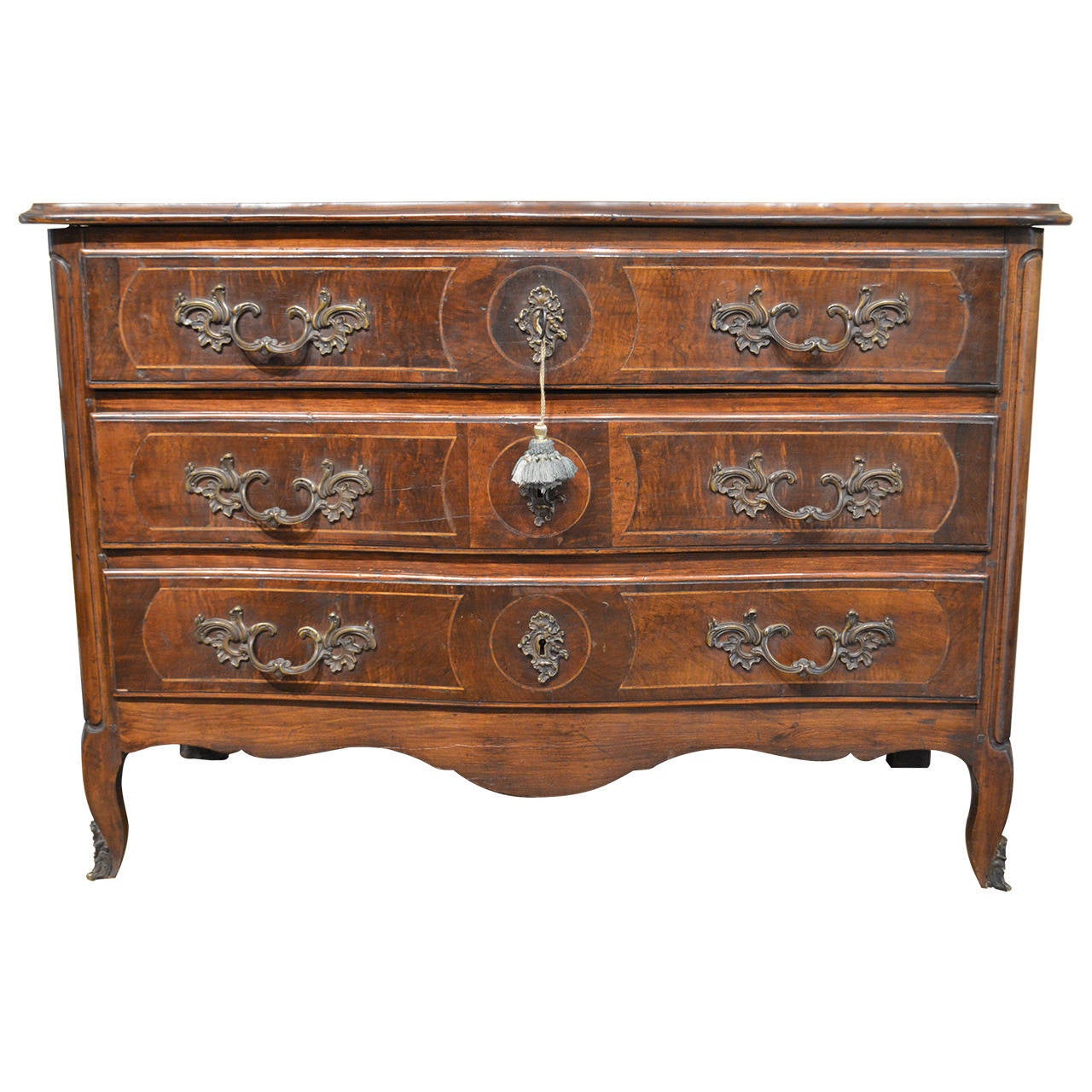 Antique French Dresser in Walnut at 1stdibs