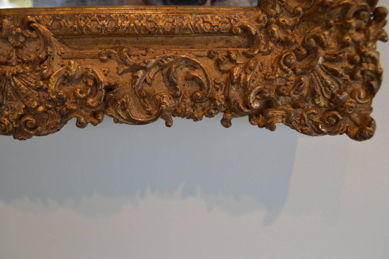 Napoleon III French Gilded Mirror 19th Century