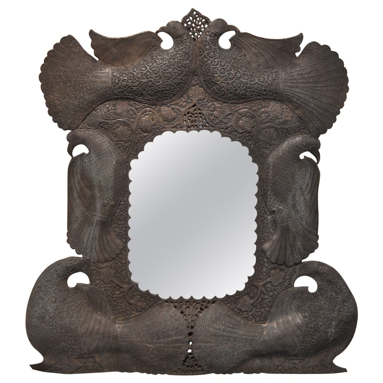 Middle Eastern Copper Mirror